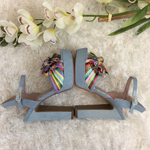 Betsy Johnson Knotted Bow Ankle Strap Heels Shoes - Picture 4 of 6